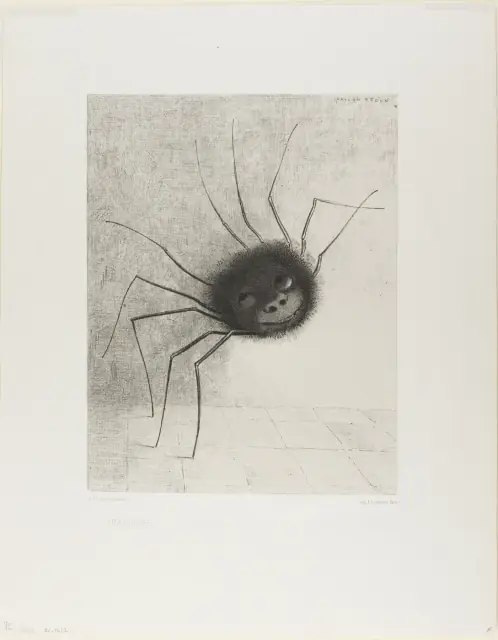 Spider by Odilon Redon, 1887
